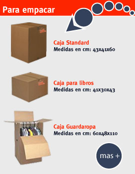 Cajas para empacar