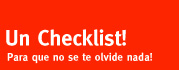 Checklist para tu mudanza